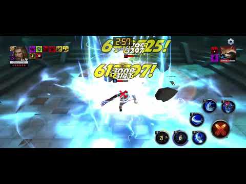 Marvel Future Fight - Game Play Thor T3 Shadowland floor 63 GANASSS