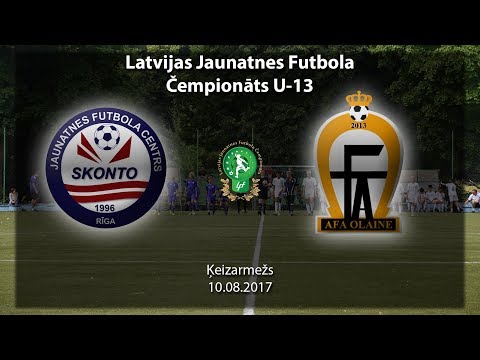 U-13 FK JFC SKONTO - AFA OLAINE (Latvijas Jaunatnes Čempionāts)