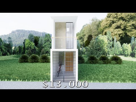 MINI CASA 2x9 metros con garage INCREIBLE!!