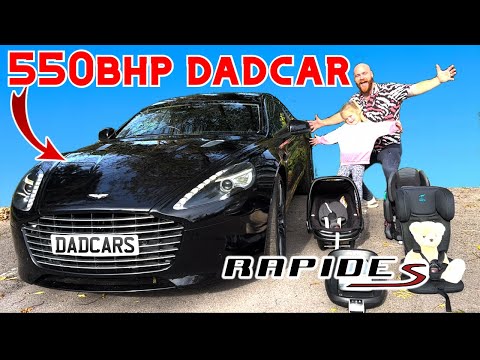 The proper Aston Martin Dad Car? Rapide S - child seat baby fit test - DBX comparison review dadcars