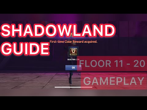 [SHADOWLAND GUIDE] FLOOR 11 - 20 GAMEPLAY