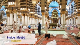 Inside Masjid Nabawi Prophet Muhammads ﷺ mosque