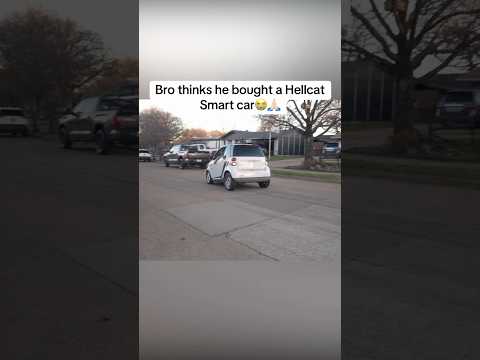 Hellcat Smart Car Goes Crazy😭🏎️