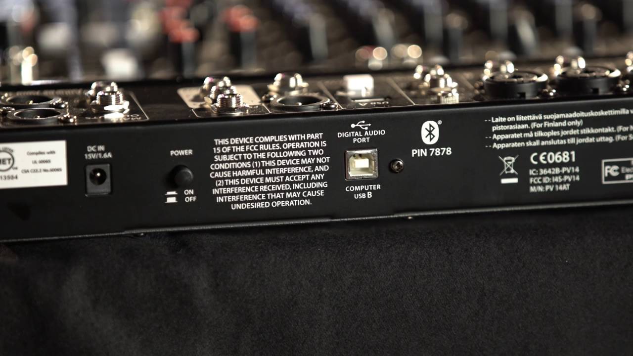 Peavey PV10AT Mixer w/Bluetooth
