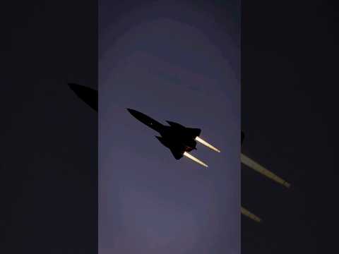 SR-71 Blackbird Takeoff at Dusk.  Syria, 2019   Callsign: Phantom #sr71 #blackbird #dcs #shorts #fyp