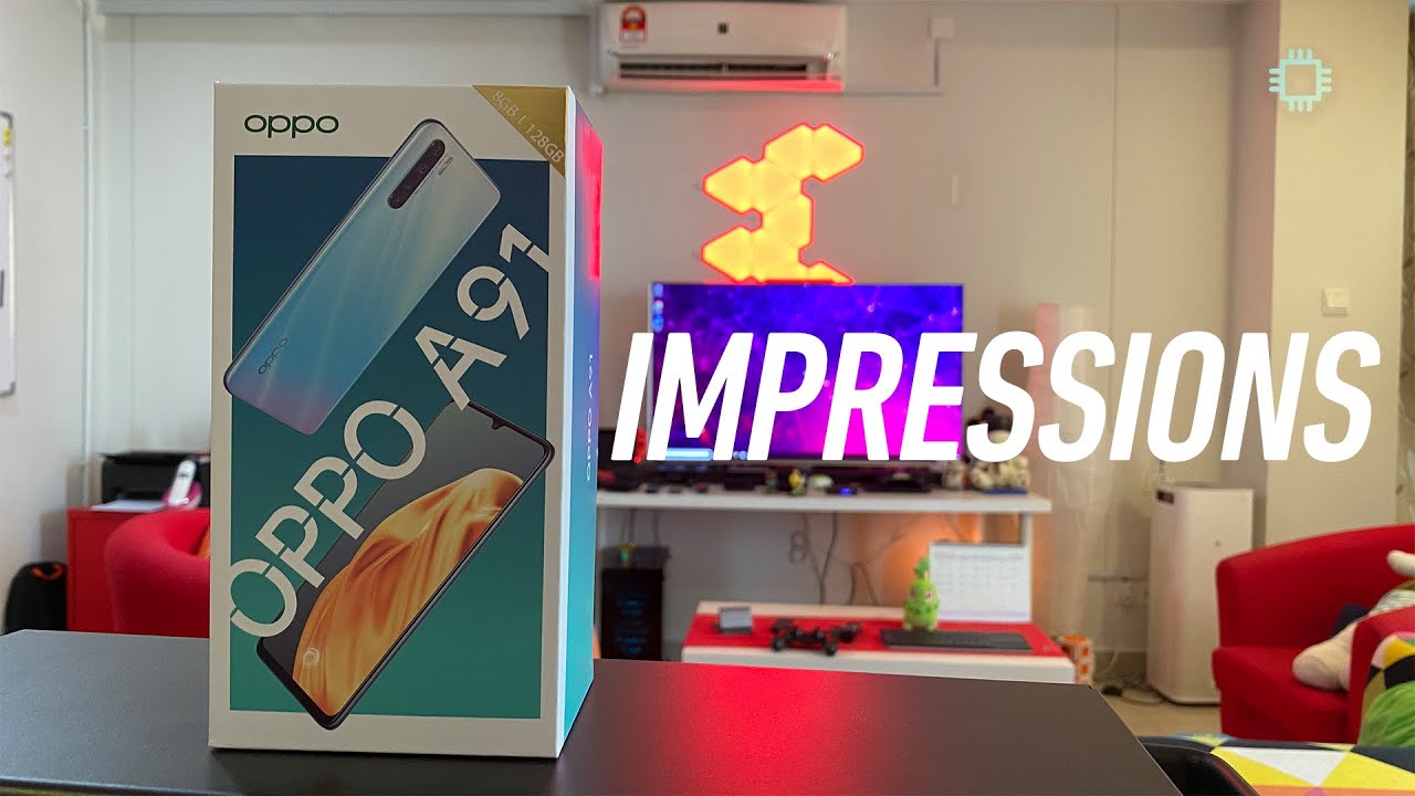 OPPO A91 Unboxing and First Impressions
