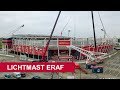 Demontage lichtmast | AFAS Stadion
