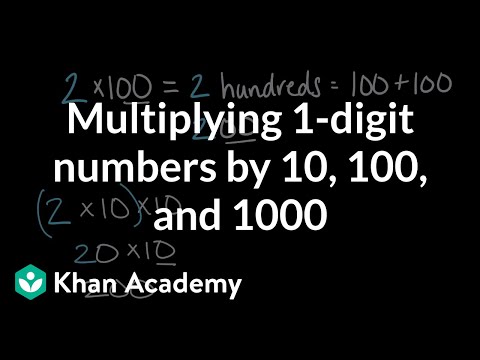 Multiplying 1 Digit Numbers By 10 100 And 1000 Video Khan Academy Multiplying 1 Digit Numbers By 10 100 And 1000 Video Khan Academy