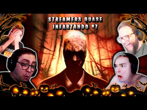 STREAMERS QUE QUASE INFARTARAM JOGANDO JOGOS DE TERROR  (ESPECIAL HALLOWEEN) #7