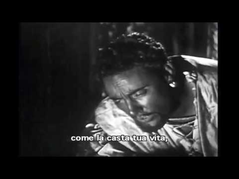 Mario Del Monaco Niun Mi Tema Clip Film 1958 Audio HQ