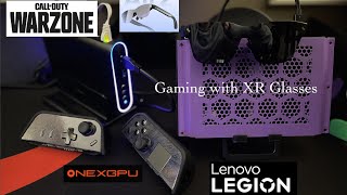 ONEXGPU Rayneo Air 2 Glasses Call of Duty Warzone Testing with Legion Go