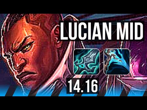 LUCIAN vs SYNDRA (MID) | 5/0/13 | EUW Grandmaster | 14.16