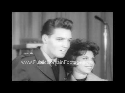 1960 Elvis Presley returns from Army service starts acting  - Nancy Sinatra archival footage