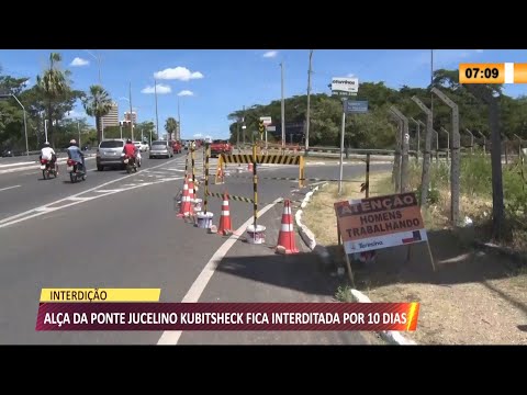 Alça da Ponte Juscelino Kubitscheck fica interditada por 10 dias 28 07 2021