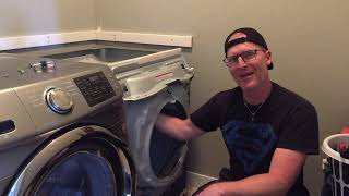 Samsung noisy dryer wheel repair / replace - Easy fix - Free fix - No more noise!