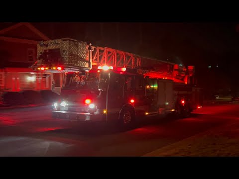Units Responding to a Structure Fire 10-7-22