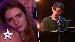 Reuben Gray sings emotional apology to Girlfriend who is in the AUDIENCE! | Britain&#39;s Got Talent