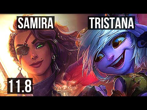 SAMIRA & Karma vs TRISTANA & Leona (ADC) | Rank 2 Samira, 3/2/12 | JP Grandmaster | v11.8