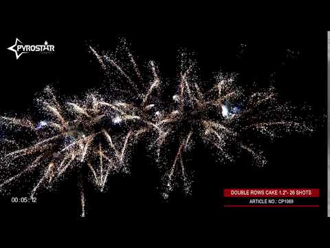 CP1069 Silver strobe mine, palm tail to crackling golden palm w/green falling leaves