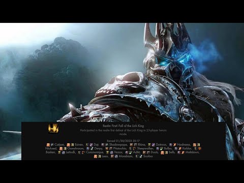 Local Gas Station vs Realm First Lich King 25HC (0%) - Frostmourne 3