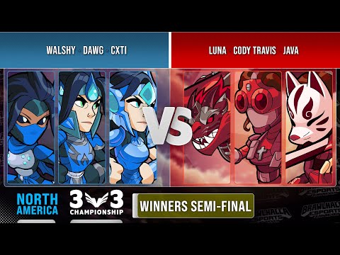 Walshy, dawg & cxti VS luna, Cody Travis & java - Winners Semi-Final - NA - 3v3 Championship 2022