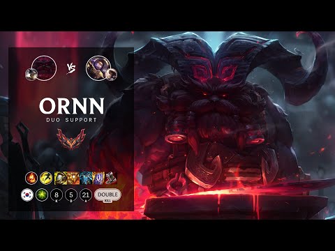 Ornn Support vs Blitzcrank - KR Grandmaster Patch 12.15