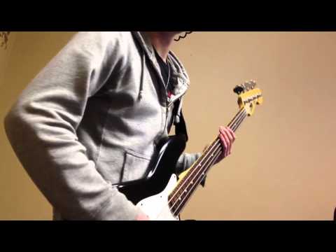 Micah records a bass demo for Divide the Sea
