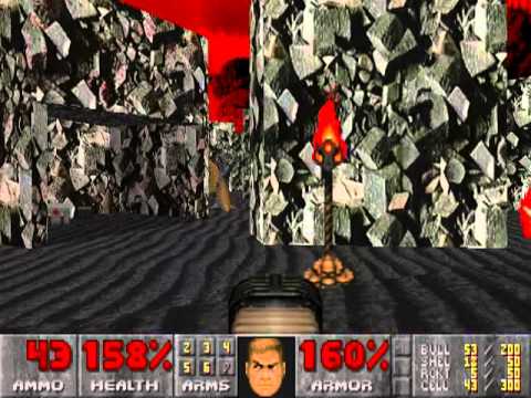 Doom: Slough of Despair (E3M2) - UV -respawn in 1:55 by Radek Pecka