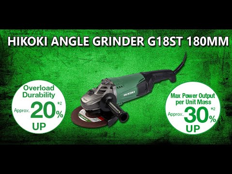 HiKOKI G10SS2: Angle Grinder, 4, Slide Switch, 600W, 11500rpm, 1.7kg