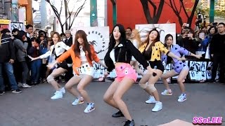 [Fancam] 150417 달샤벳 (Dal★Shabet) - 2. I&#39;m not @ 홍대 게릴라 직캠 By SSoLEE