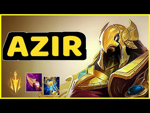 AZIR VS YONE MID GAMEPLAY CHALLENGER I