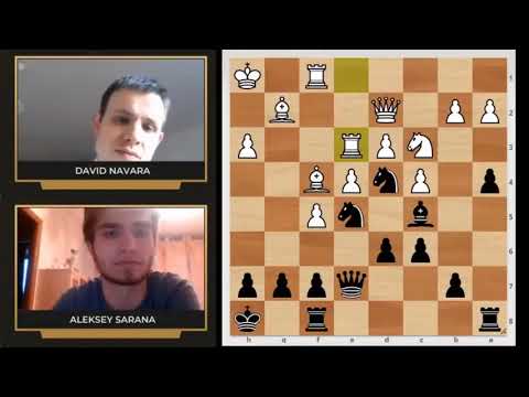 European Online Chess Championship 2020 KO Final: Aleksey Sarana’s Victory Against David Navara
