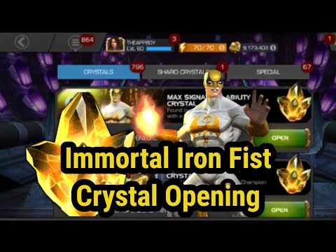 Immortal Iron Fist Crystal Opening (Marvel Contest Of Champions)