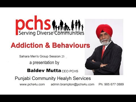 Sahara Men's Group Session 25 "ADDICTION & BEHAVIOURS"