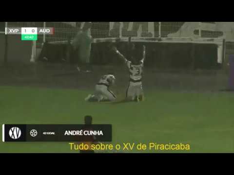 Gol do XV de Piracicaba ( André Cunha) contra o Audax