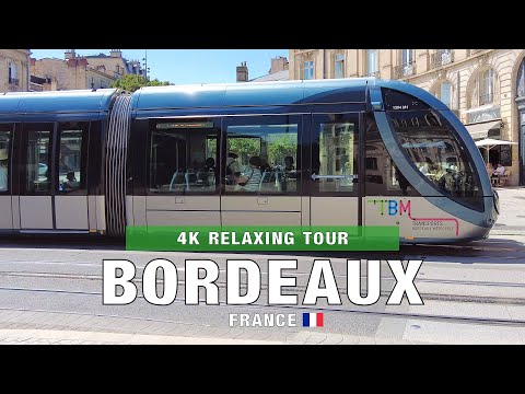 Bordeaux France | City Walking Tour | 4K 60fps