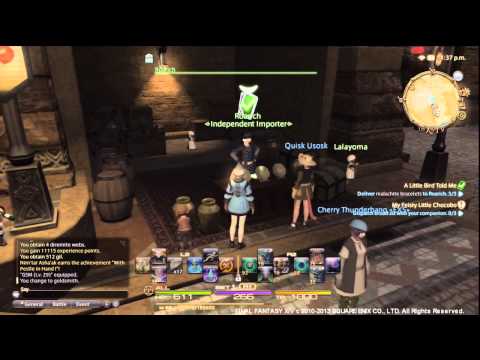 Final Fantasy XIV A Realm Reborn - Goldsmith Quick Leveling Guide to Level 50