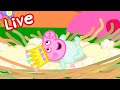 Peppa Pig NEW BABY EVIE Episodes LIVE Evie Pig S BEST Moments 🥹 Watch EVIE Now Kids Cartoons