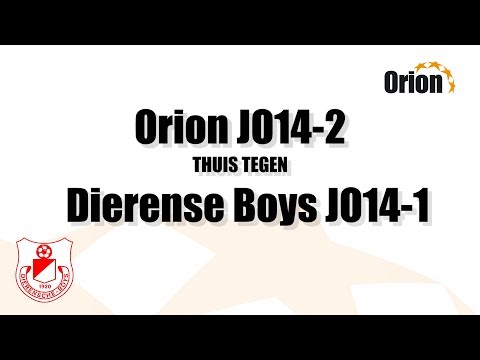 Orion JO14-2 vs Dierense Boys JO14-1 (08-06-2019) HD 1080p60