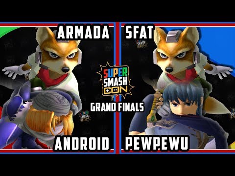 SSC 2018 SSBM - [A]rmada & [A]ndroid [L] Vs. CLG | SFAT & CLG | PewPewU - Melee Doubles Grand Finals