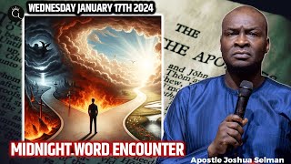 [17 Jan. 2024] Wednesday Midnight Word Encounter | Apostle Joshua Selman | Godtitude