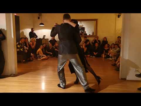  Taçlan Özüm Erk  and  Burak Öncel  are  dancing  to  the  tango  "  Chique  "  by  Osvaldo Pugliese  in  2020