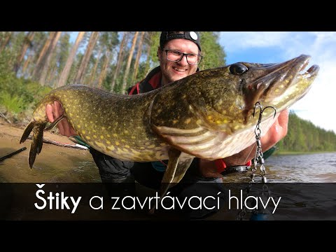 Štiky a Swimmer XXL na zavrtávací hlavě