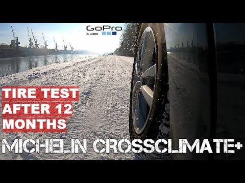 MICHELIN CROSSCLIMATE + TIRE TEST [AFTER 12MONTHS] TOYOTA AURIS - GOPRO
