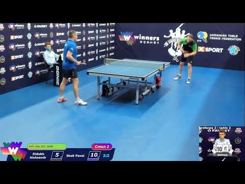 Didukh Aleksandr - Skok Pavel. Final games The League Of The Best Table Tennis 2 12:00 20.12.2020