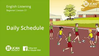 English Fluency - LV1 - Story  21. Daily Schedule