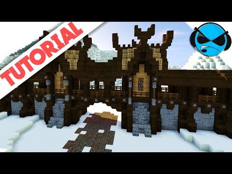 BlueNerd - Minecraft: How To Build An EPIC Village Wall Tutorial