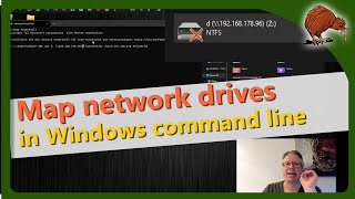 Windows: Mount and unmount network drives on the command line
