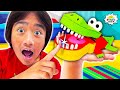 How to make your own DIY Alligator Teeth game Pretend Play
