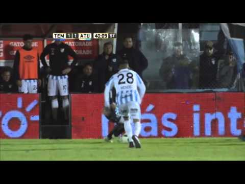 Crivelli se lo sacó al Pulga. Temperley 1 - Atl. Tucumán 1. Fecha 13. Primera División 2016.